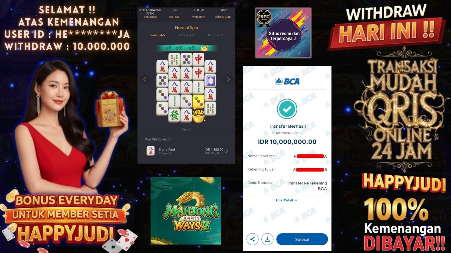 HAPPYJUDI JACKPOT SLOT MAHJONG WAYS 2